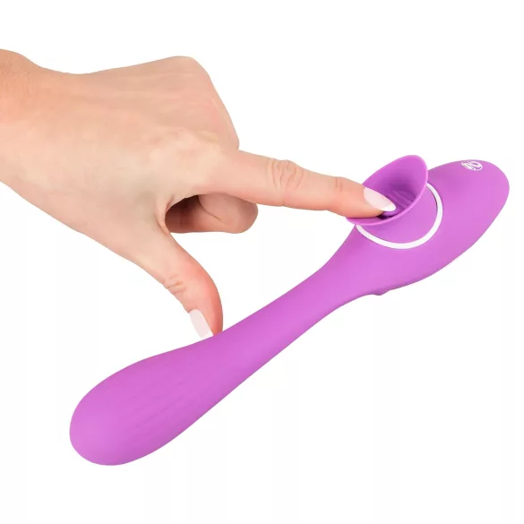You2Toys 2 Function Vibe - Akku 2in1 Vibrator (Lila)