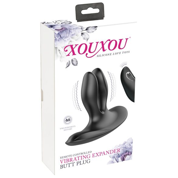 XOUXOU - Akku Doppel Analvibrator (Schwarz)