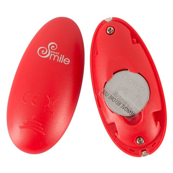 SMILE Love Ball - aufladbares, funkgesteuertes Vibrationsei (rot)