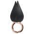 Belou - Wiederaufladbarer, wasserdichter Klitorisvibrator (schwarz)