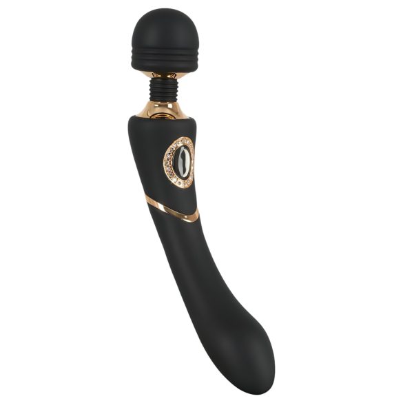 Cleopatra Zauberstab - Wiederaufladbarer, wasserdichter Massagestab (schwarz)