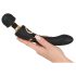 Cleopatra Zauberstab - Wiederaufladbarer, wasserdichter Massagestab (schwarz)