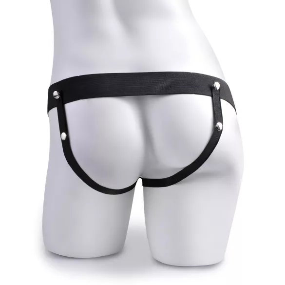 Pipedream - Fetish Strap-On 6 - anlegbarer, hohler Vibrator (naturfarben)