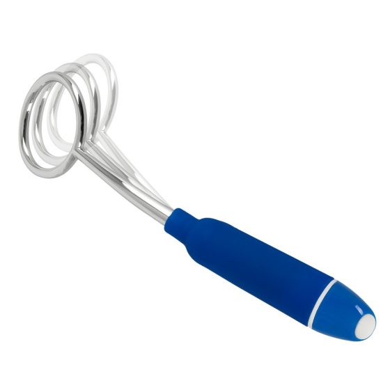 You2Toys Schleife - Metall-Eichelvibrator (silber-blau)