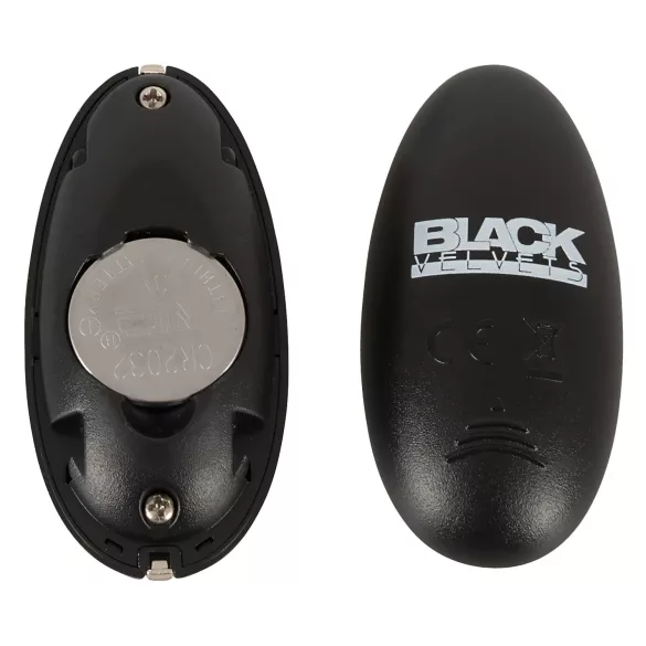 Black Velvet - Akku Stoß-Analdildo (Schwarz)