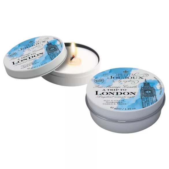 Petits Joujoux London - Massagekerze - Rhabarber-Amber (43ml)