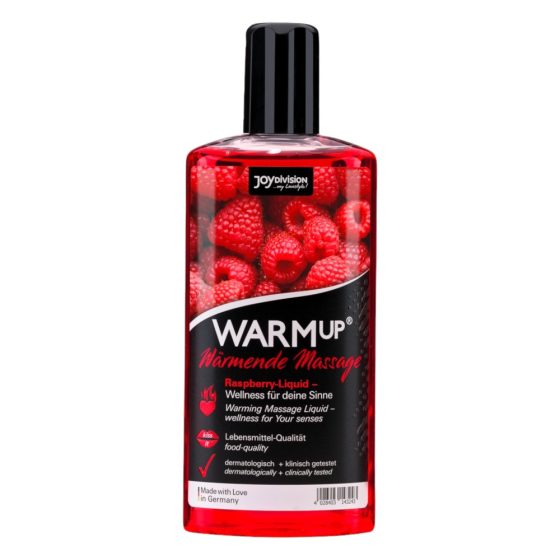 JoyDivision WARMup - Wärmendes Massageöl - Himbeere (150ml)