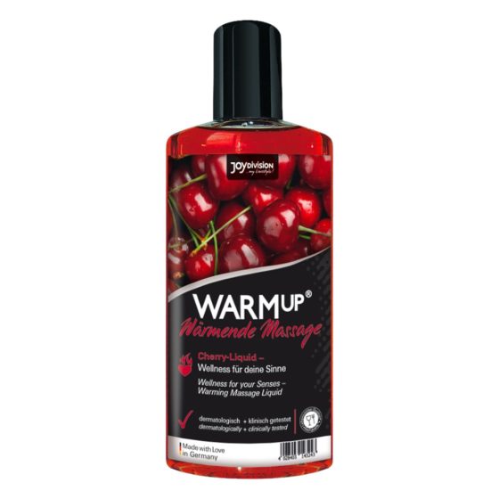 JoyDivision WARMup - Wärmendes Massageöl - Kirsche (150ml)