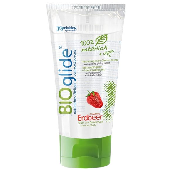 BIOglide - Erdbeer Gleitgel auf Wasserbasis (80ml)