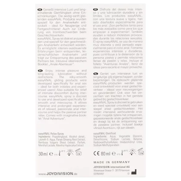 Pflegeset & Gleitgel-Set (2 Stück)
