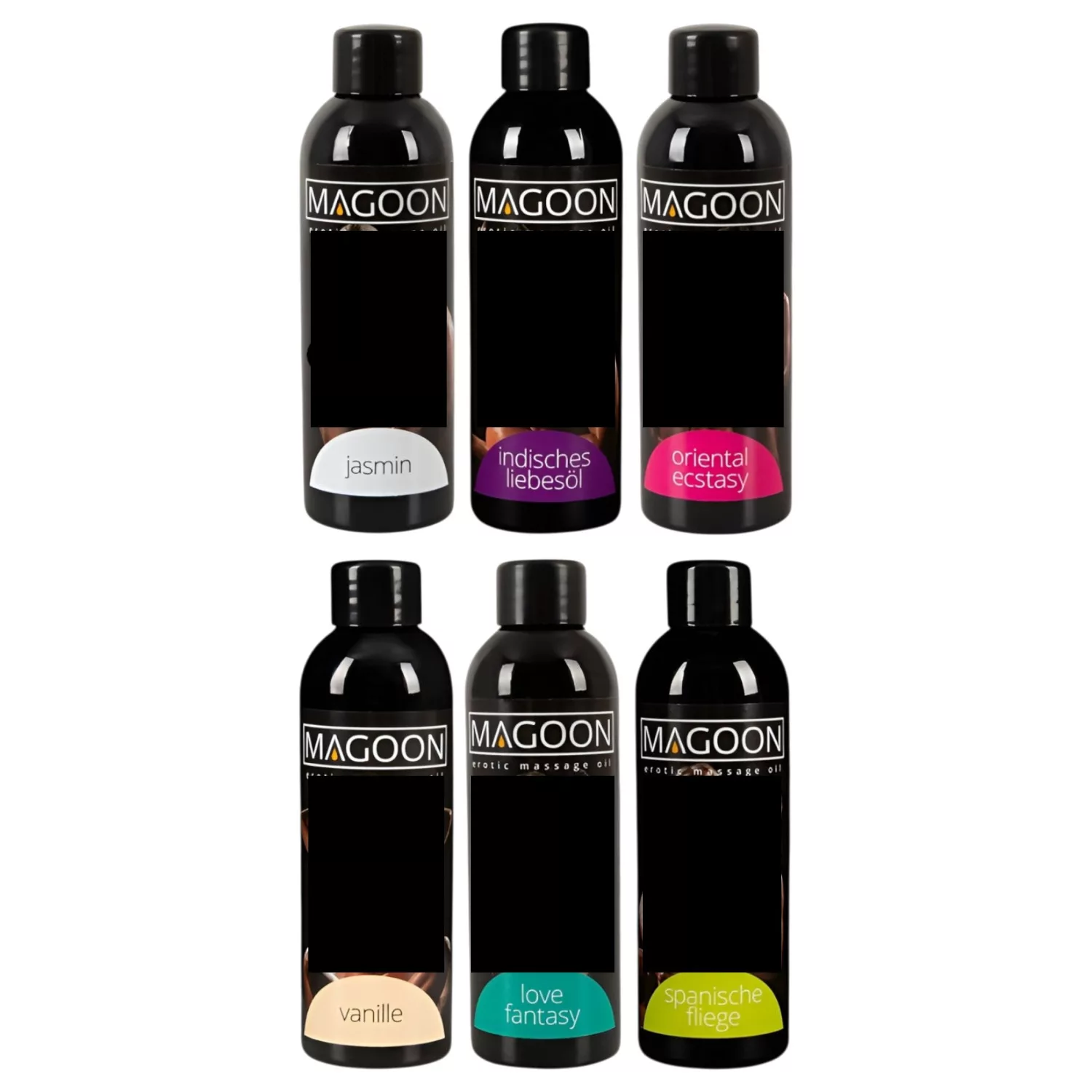 Magoon Magoon Massageöle im Set (6 Stück à 100 ml) - Lovesexshop.at