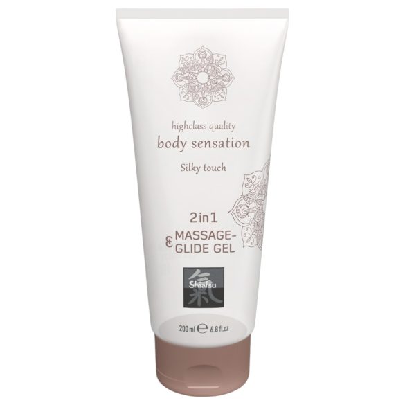 Shiatsu 2in1 Silky Touch - Seidiges Massage-Gleitmittel (200ml)