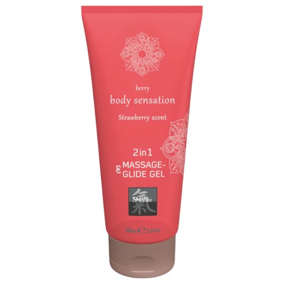 Shiatsu 2in1 Erdbeerduft - Massagegleitmittel - Erdbeere (200ml)
