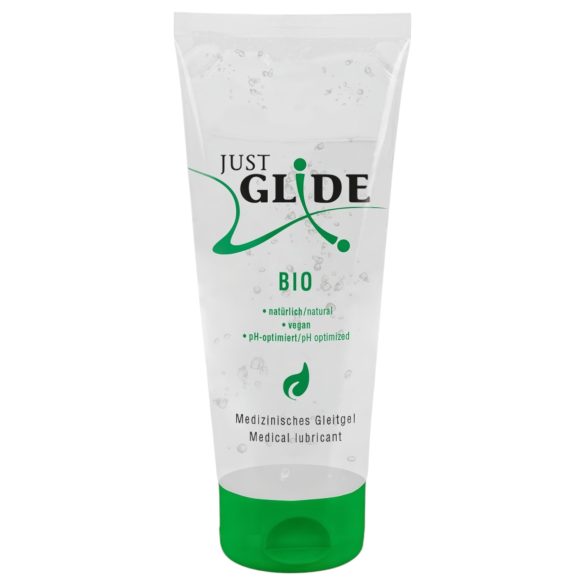 Just Glide Bio - Wasserbasiertes Veganes Gleitgel (200 ml)