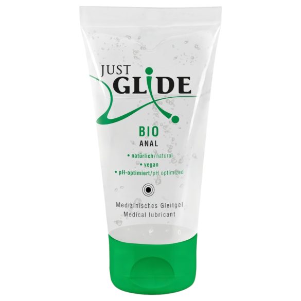 Just Glide Bio ANAL - Wasserbasierter veganer Gleitmittel (50 ml)