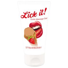 Lick it! - 2in1 essbares Gleitmittel - Erdbeere (50ml)