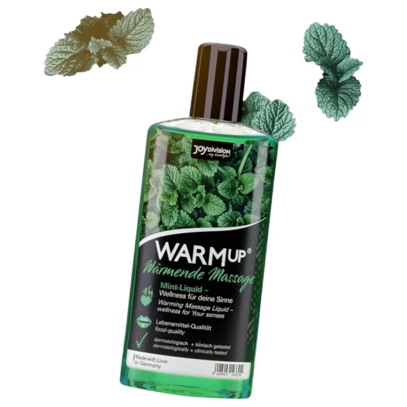 JoyDivision WARMup - wärmendes Massageöl - Minze (150ml)