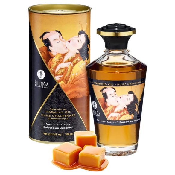 Shunga - Wärmendes Massageöl - Karamell (100 ml)