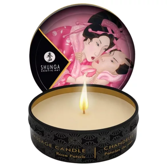 Shunga - Massagekerze - Rose (30ml)