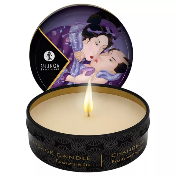 Shunga - Massagekerze - exotische Früchte (30ml)