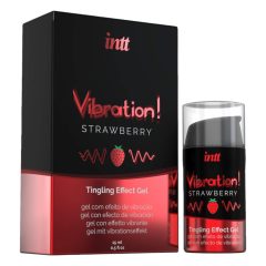 Intt Vibration! - flüssiger Vibrator - Erdbeere (15ml)