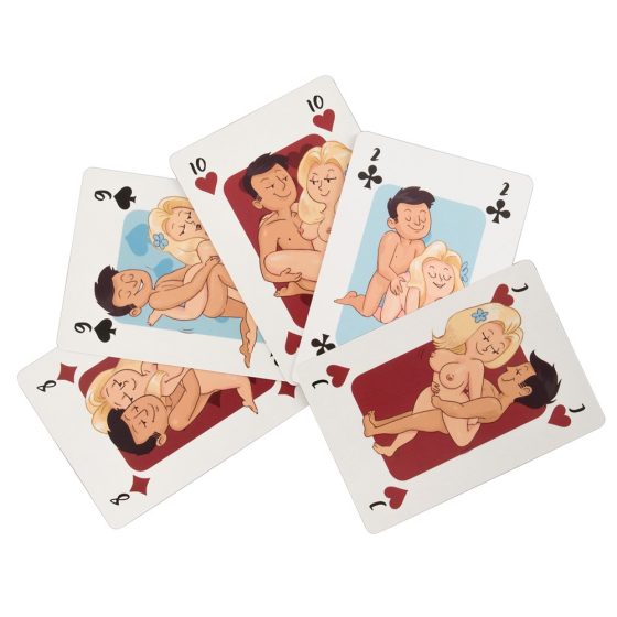 Kama Sutra - Sexpositionen Französisches Kartenspiel (54 Stück)