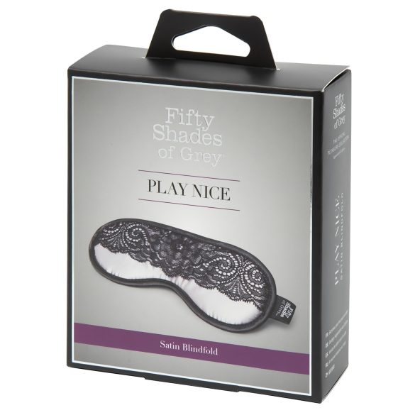 Fifty Shades of Grey - Satin Augenmaske (Silber)
