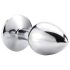 Sunfo - Metall-Analkugel mit herzförmigem Stein (silber-pink)