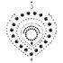 Funkelnde Diamanten Intimschmuck-Set - 3-teilig (schwarz)
