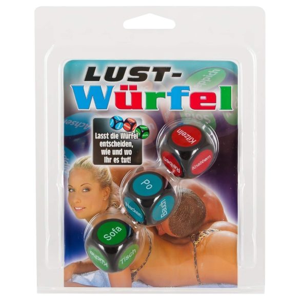 Sex-Würfel - auf Deutsch (3 Stk.)