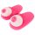 Plüsch Hausschuhe Rosa - Brustform