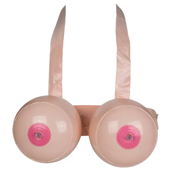 Boob Battle - Aufblasbarer Strap-On-Busenwettkampf (natur)