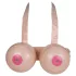 Boob Battle - Aufblasbarer Strap-On-Busenwettkampf (natur)