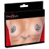 Cottelli - Nippelsticker mit Nieten (schwarz)