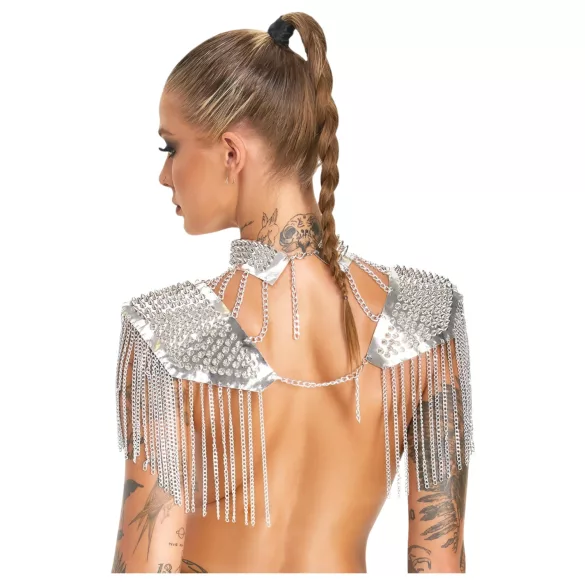 Bad Kitty - Schulterkette mit Kette (Silber)