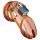 CB-6000 - Luxus Peniskäfig mit Schloss (Holz)