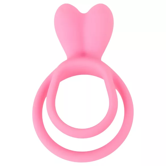 Pulselock Cocktura - Penis- und Hodenring mit Häschenmotiv (pink)