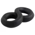 Pulselock Taur - Doppel-Penis- und Hodenring (schwarz) - 20 mm.