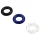 Pulselock Cirkl - TPE-Penisring-Set, 3 Stück (schwarz)