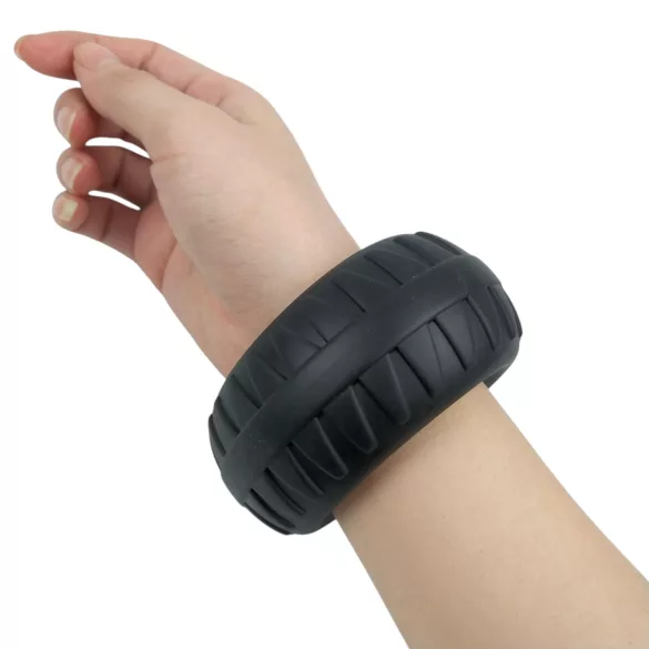 Pulselock Oak - extra dicker Silikon-Hodenring (schwarz) - 40 mm