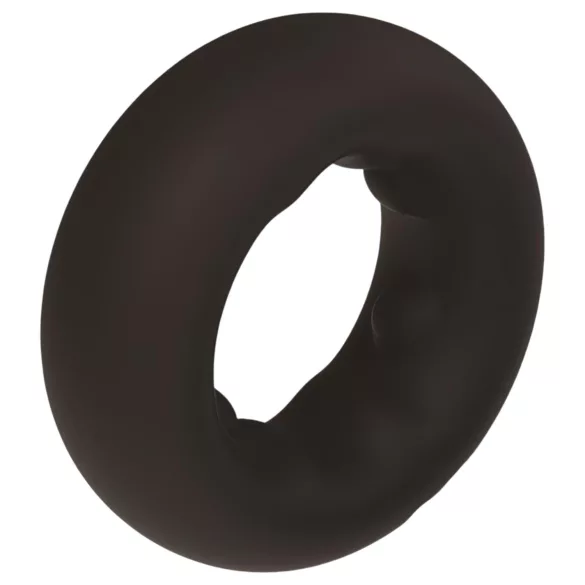 Pulselock Cocktura - gepunkteter Silikon-Penisring (schwarz) - 27 mm