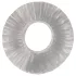 Pulselock Cocktura - gerippter TPE-Penisring (transparent) - 19 mm