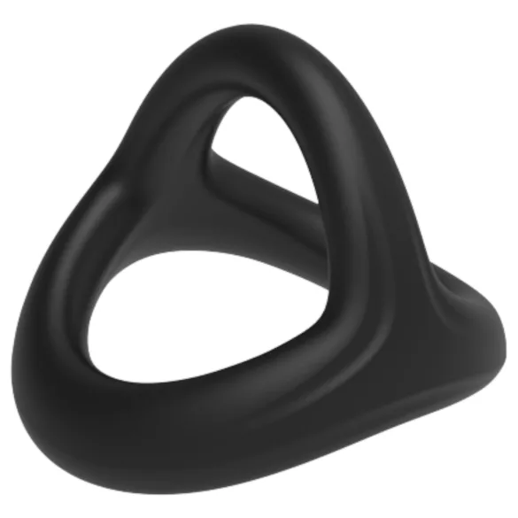 Pulselock Taur - Y-förmiger Penis- und Hodenschnürring (schwarz) - S