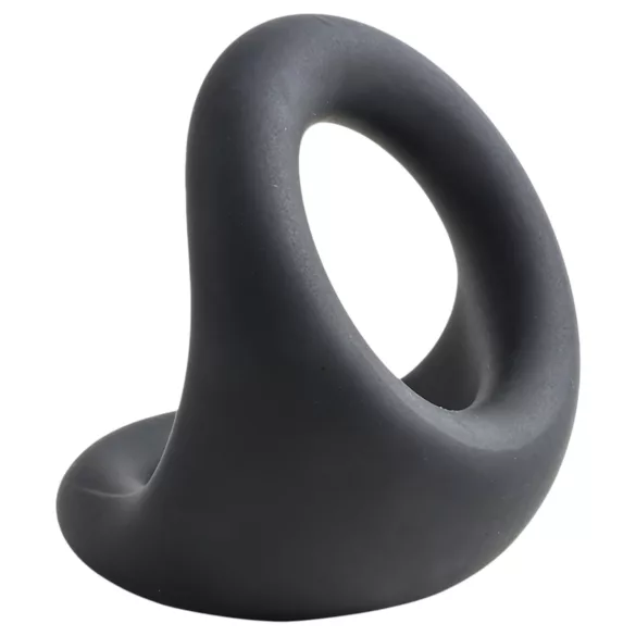 Pulselock Taur - konturierter Penis- und Hodenring (schwarz)