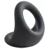 Pulselock Taur - konturierter Penis- und Hodenring (schwarz)