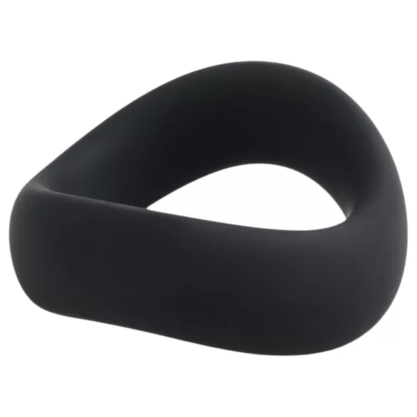 Pulselock Cocktura - gedrehter Silikon-Hodenring (schwarz) - 5 cm