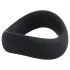 Pulselock Cocktura - gedrehter Silikon-Hodenring (schwarz) - 5 cm