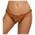 ZADO - Braun Leder Unterteil für Strap-Ons - XXL