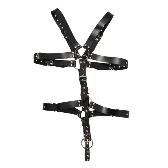 ZADO - Herren Leder Body Harness - Schwarz (S-L)