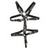 ZADO - Herren Leder Body Harness - Schwarz (S-L)